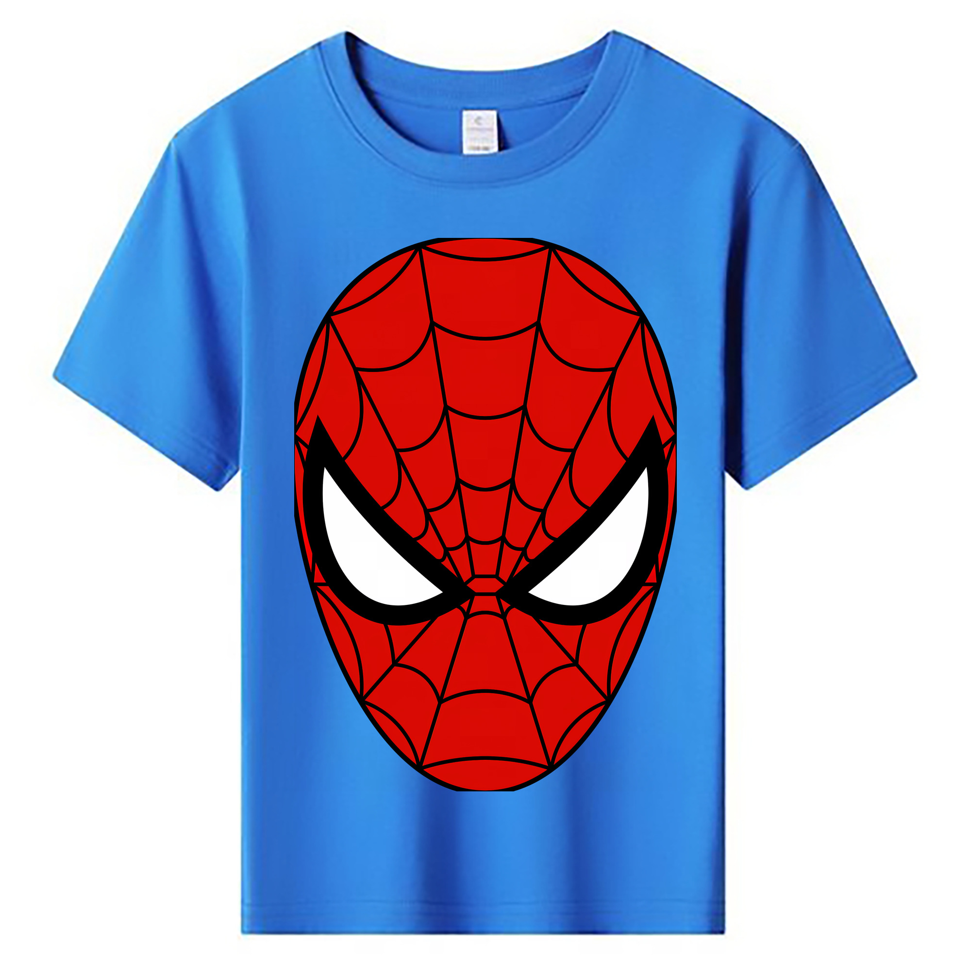 （画像用） Spider Man スパイダーマン 綿100％キッズTシャツ（フロントプリント）